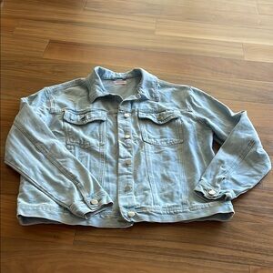 Pink Lily Denim Jacket with Pink Label